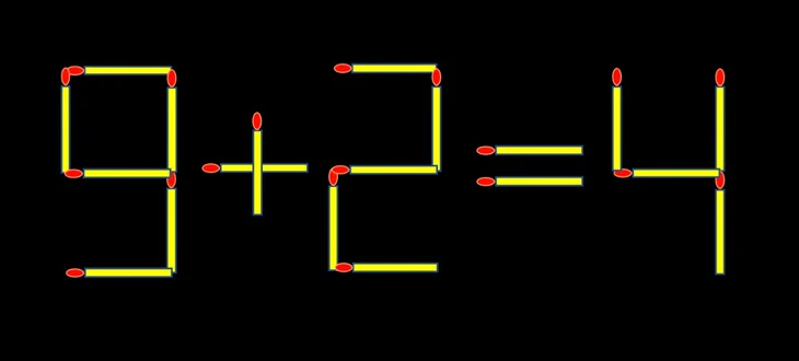 Thử tài IQ: Di chuyển một que diêm để 19+8=4 thành phép tính đúng - Ảnh 2.