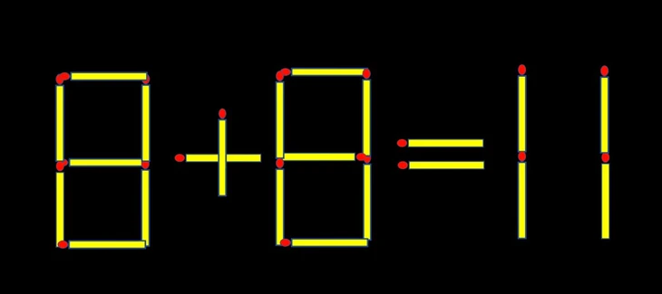 Thử tài IQ: Di chuyển một que diêm để 19+8=4 thành phép tính đúng - Ảnh 3.