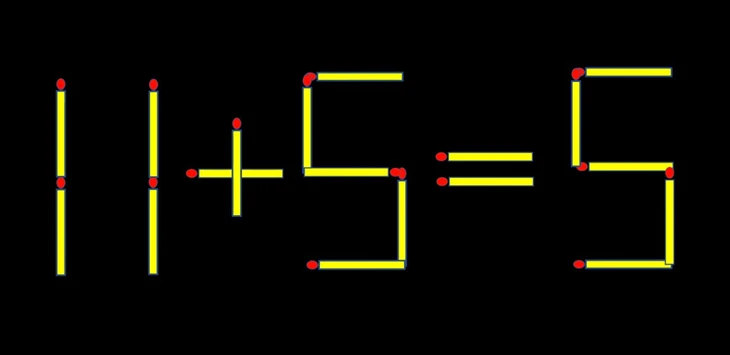 Thử tài IQ: Di chuyển một que diêm để 5+16=8 thành phép tính đúng - Ảnh 2.