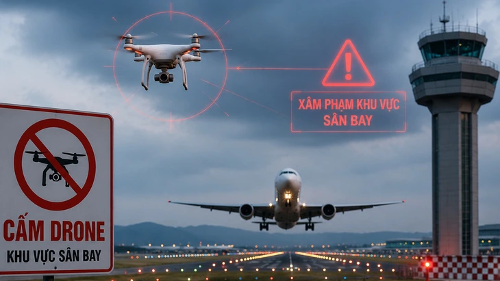 Làm sao ngăn drone, diều uy hiếp chuyến bay ở Tân Sơn Nhất? - Ảnh 1.