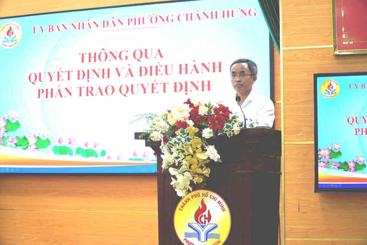 Từ 21 trường, phường Chánh Hưng còn bao nhiêu trường và ai làm hiệu trưởng sau sắp xếp trường lớp? - Ảnh 1.