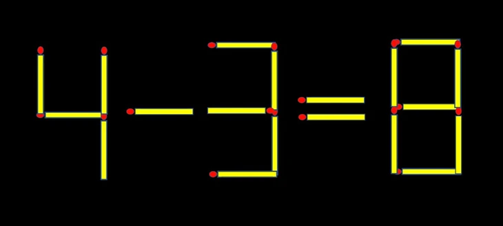 Thử tài IQ: Di chuyển một que diêm để 13+2=8 thành phép tính đúng - Ảnh 3.