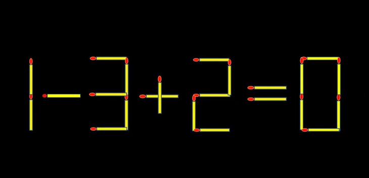 Thử tài IQ: Di chuyển một que diêm để 13+2=8 thành phép tính đúng - Ảnh 1.