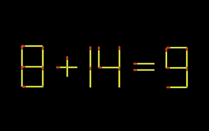 Thử tài IQ: Di chuyển một que diêm để 8+13=7 thành phép tính đúng - Ảnh 9.