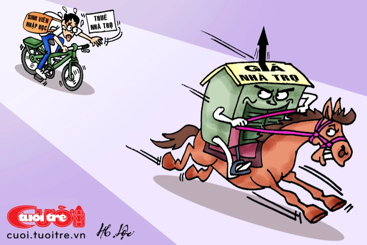 Tân sinh viên chạy đua với giá phòng trọ - Ảnh 2.