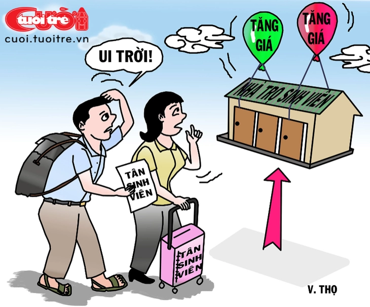 Tân sinh viên chạy đua với giá phòng trọ - Ảnh 1.