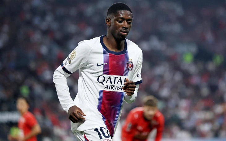 HLV Enrique 'dằn mặt' Quả bóng vàng Dembele - Ảnh 1.
