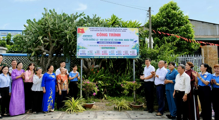 Củ Chi ra mắt mô hình điểm 'Tuyến đường 4.0 - Khu dân cư số văn minh, nghĩa tình' - Ảnh 2.