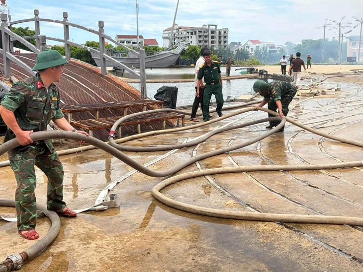 Khống chế đám cháy tại Đảo ký ức Hội An - Ảnh 2.