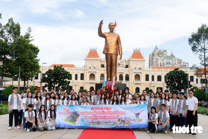 Thanh thiếu niên kiều bào TP.HCM: 'Khát vọng kết nối từ năm châu bốn biển' - Ảnh 1.