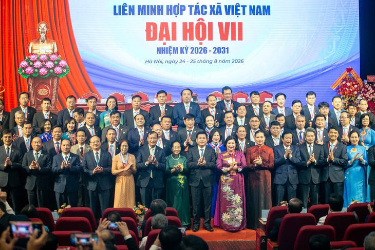 Bà Cao Xuân Thu Vân tái đắc cử Chủ tịch Liên minh Hợp tác xã Việt Nam - Ảnh 2.