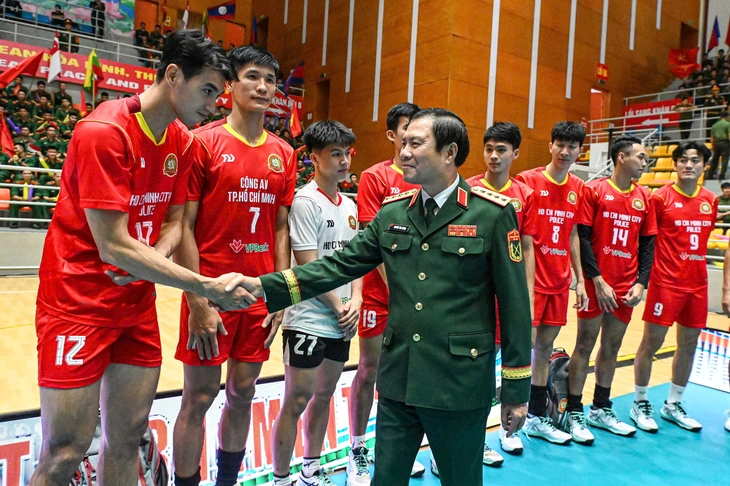 Tuyển bóng chuyền Quân đội nhân dân Việt Nam bảo vệ thành công ngôi vô địch ASEAN mở rộng 2026 - Ảnh 3.