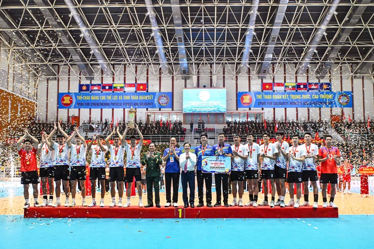 Tuyển bóng chuyền Quân đội nhân dân Việt Nam bảo vệ thành công ngôi vô địch ASEAN mở rộng 2026 - Ảnh 4.