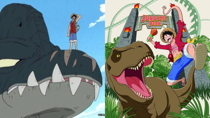 One Piece, Conan bắt tay Jurassic Park, Back to the Future mừng Universal Studios Japan 25 tuổi - Ảnh 2.