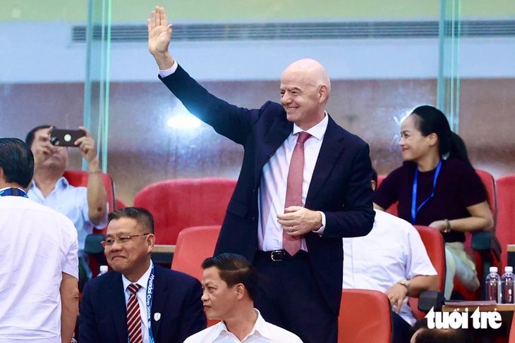 Chủ tịch FIFA Gianni Infantino dự khán trận Việt Nam - Thái Lan - Ảnh 1.