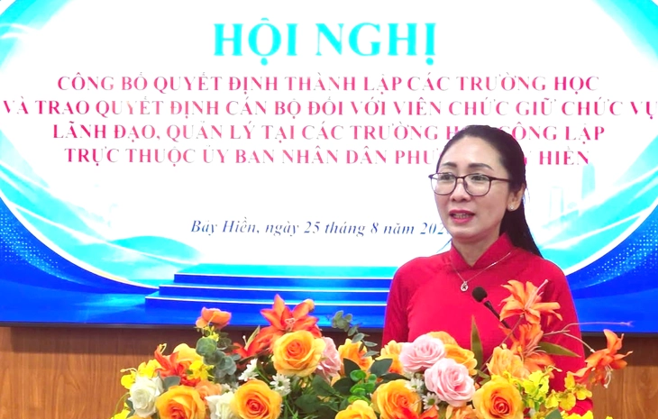 Phường Bảy Hiền giảm hơn một nửa trường, có 3 trường tiểu học xếp thành 1 - Ảnh 1.