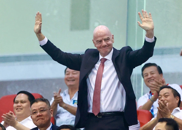 Chủ tịch FIFA Gianni Infantino dự khán trận Việt Nam - Thái Lan - Ảnh 4.