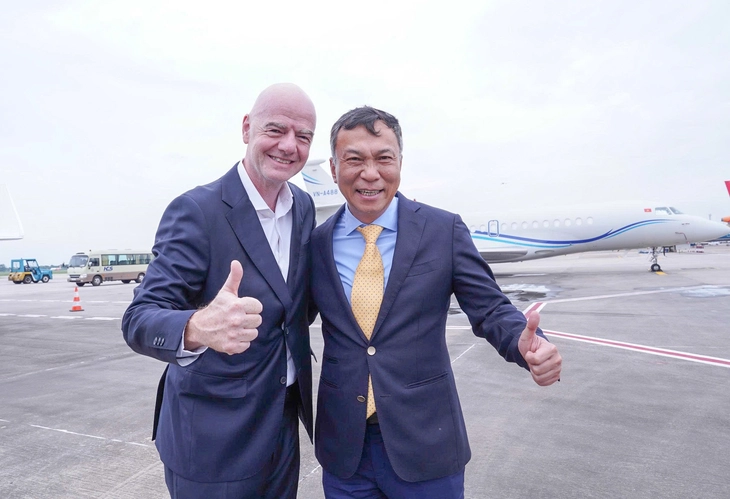 Chủ tịch FIFA Gianni Infantino đã đến Hà Nội - Ảnh 3.