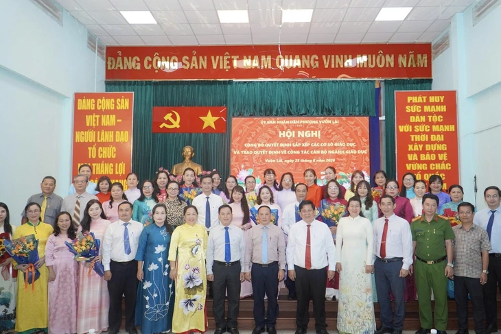 Phường Vườn Lài giảm một nửa trường, giữ nguyên một trường THCS - Ảnh 3.