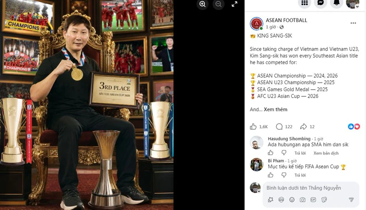 HLV Kim Sang Sik được gọi là 'Vua Sang Sik', cổ động viên nghi ngờ ông có 'phép thuật đen' - Ảnh 1.