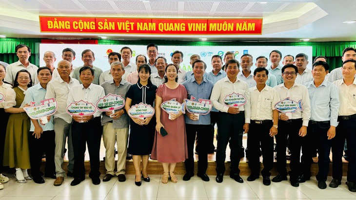 Một số loài thuỷ sản bản địa quý hiếm xuất hiện trở lại ở Đồng Tháp - Ảnh 4.