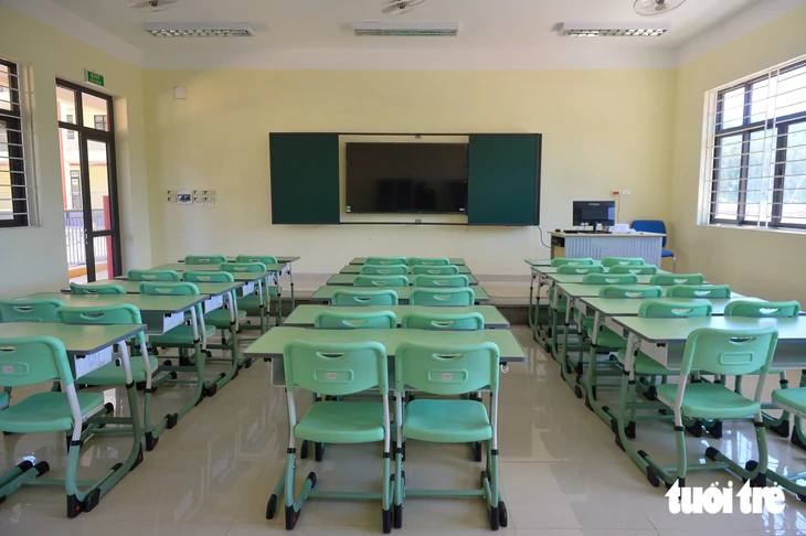 'Chạy nước rút' hoàn thiện trường nội trú liên cấp Quốc Khánh để thầy trò vùng biên cương kịp khai giảng - Ảnh 17.