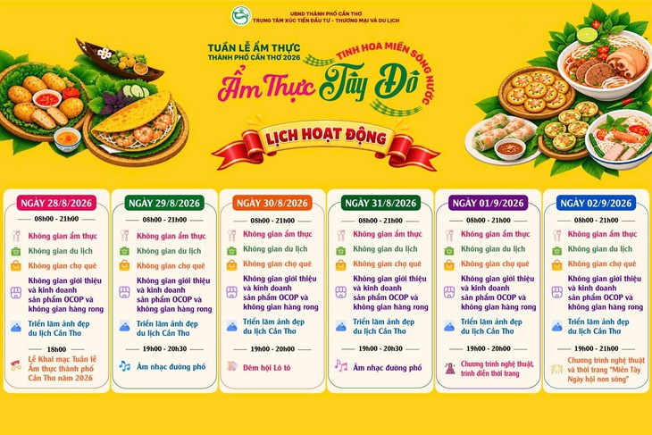 Khai mạc Tuần lễ ẩm thực Cần Thơ 2026 với nhiều món độc lạ hấp dẫn - Ảnh 3.