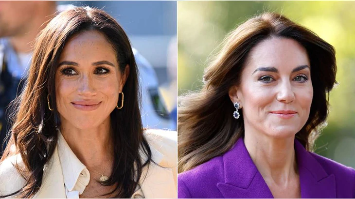 Phong cách đối lập của Kate Middleton và Meghan Markle - Ảnh 1.