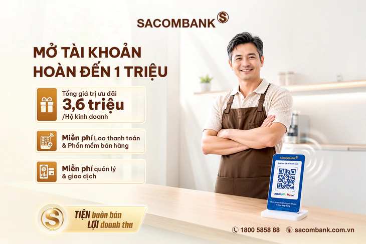 SACOMBANK đồng hành cùng cá nhân và hộ kinh doanh với nhiều ưu đãi đến cuối năm - Ảnh 1.