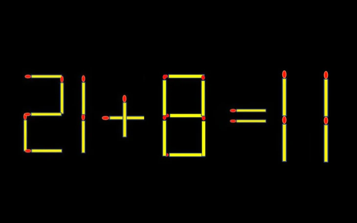 Thử tài IQ: Di chuyển một que diêm để 3+13=7 thành phép tính đúng - Ảnh 7.