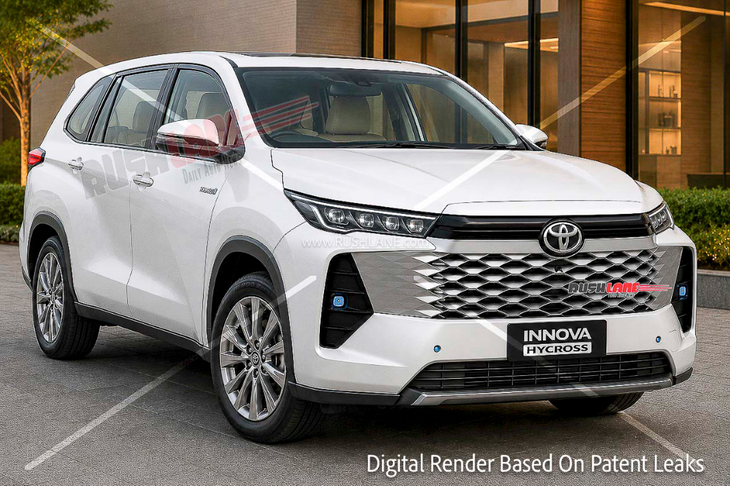 Toyota Innova Cross 2027 lộ 'mặt tiền' độc lạ, 4 cảm biến trước - Ảnh 1.