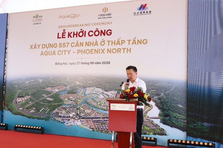Khởi công hơn 500 căn nhà ở thấp tầng tại Aqua City - Ảnh 3.