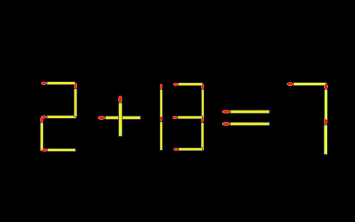 Thử tài IQ: Di chuyển một que diêm để 8+12=5 thành phép tính đúng - Ảnh 7.