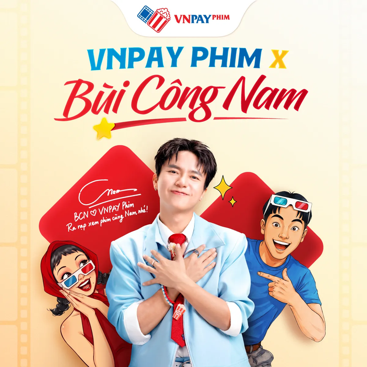 Bùi Công Nam trở thành đại sứ thương hiệu VNPAY Phim - Ảnh 1.