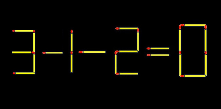 Thử tài IQ: Di chuyển một que diêm để 31-2=8 thành phép tính đúng - Ảnh 1.