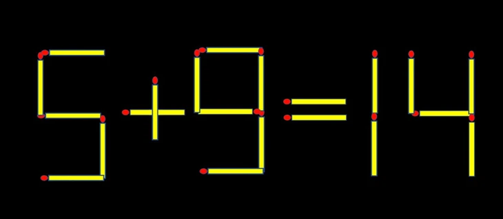 Thử tài IQ: Di chuyển một que diêm để 5+31=8 thành phép tính đúng - Ảnh 1.