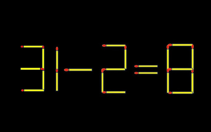 Thử tài IQ: Di chuyển một que diêm để 21+8=8 thành phép tính đúng - Ảnh 7.