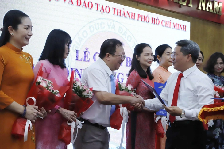TP.HCM bổ nhiệm, điều động nhiều cán bộ quản lý giáo dục ở các vị trí quan trọng - Ảnh 3.