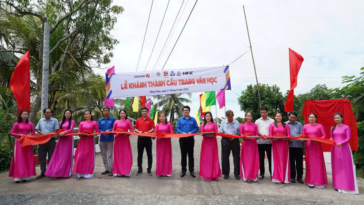 Tặng cây cầu Trang Văn Học cho bà con Đồng Tháp trước ngày Quốc khánh 2026 - Ảnh 1.