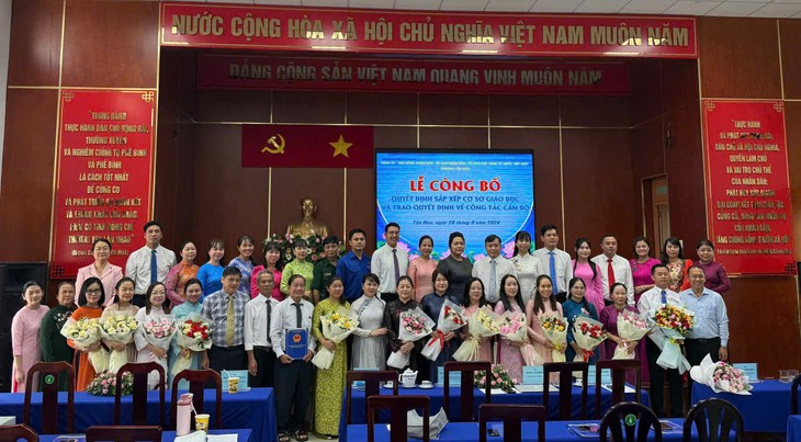 Sắp xếp trường học ở phường Tân Hòa: sáp nhập Trường THCS Nguyễn Gia Thiều và Trần Văn Đang - Ảnh 2.