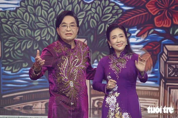 Thanh Tuấn là chàng trai xứ Huế, Thanh Thanh Hiền hóa cô gái Kinh Bắc ở Gala Chuông vàng vọng cổ - Ảnh 3.