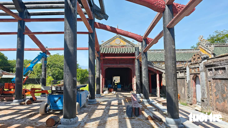 Cận cảnh điện Cần Chánh đang dần thành hình giữa Tử Cấm thành - Ảnh 5.