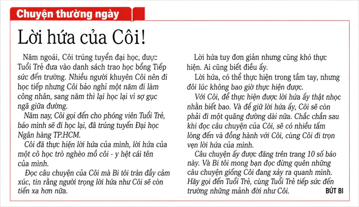 Gặp lại nữ sinh 11 năm trước 'còn một mình trên đời', Tuổi Trẻ từng thuyết phục hãy vào đại học - Ảnh 1.