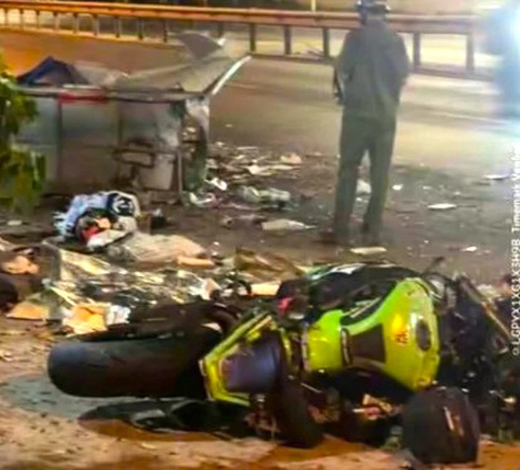 Cảnh sát giao thông thông tin vụ tai nạn giao thông khiến biker 'Út Lụi' qua đời - Ảnh 1.