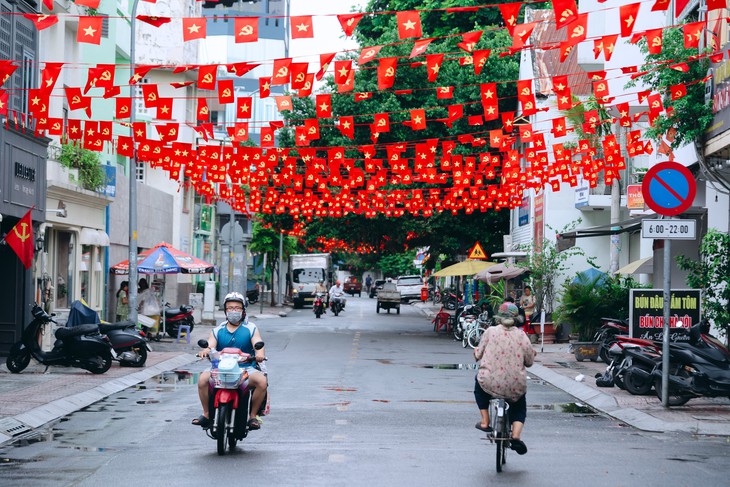 TP.HCM rực rỡ cờ hoa chào mừng Quốc khánh 2-9 - Ảnh 9.