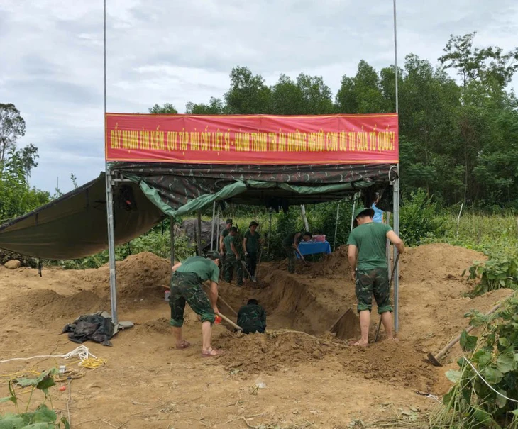 Đà Nẵng quy tập 3 hài cốt liệt sĩ nghi thuộc lực lượng đặc công - Ảnh 1.