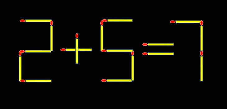 Thử tài IQ: Di chuyển một que diêm để 21+8=8 thành phép tính đúng - Ảnh 1.