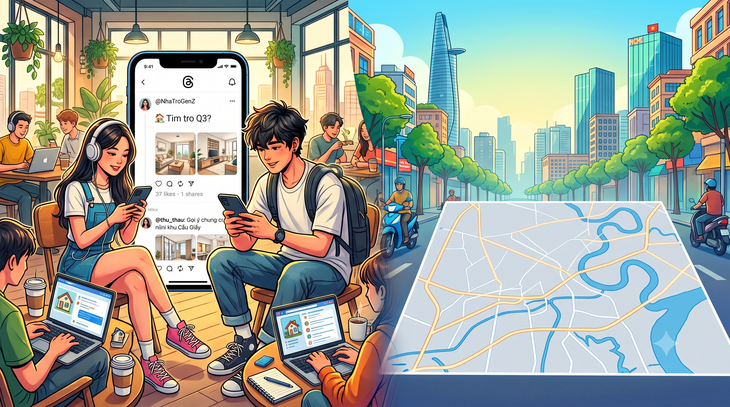 Gen Z đang biến Threads thành 'cẩm nang tìm nhà' - Ảnh 1.