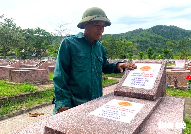 Quy tập 8 phần mộ liệt sĩ, 4 phần mộ có tên nhưng không rõ quê quán, năm sinh - Ảnh 5.