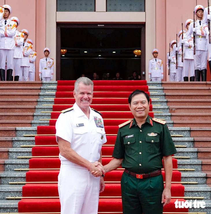 Đại tướng Nguyễn Tân Cương và Đô đốc Samuel Paparo hội kiến tăng cường hợp tác quốc phòng 2026 - Ảnh 2.